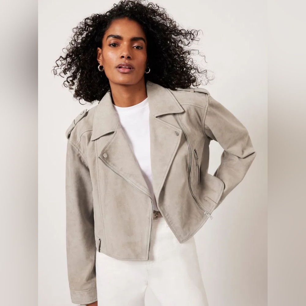 Mint Velvet 100% Leather Biker Jacket